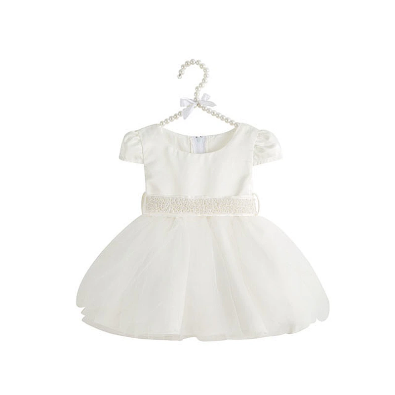 2018 Baby Frock Designs Princess Girls Dress White Baby Dress