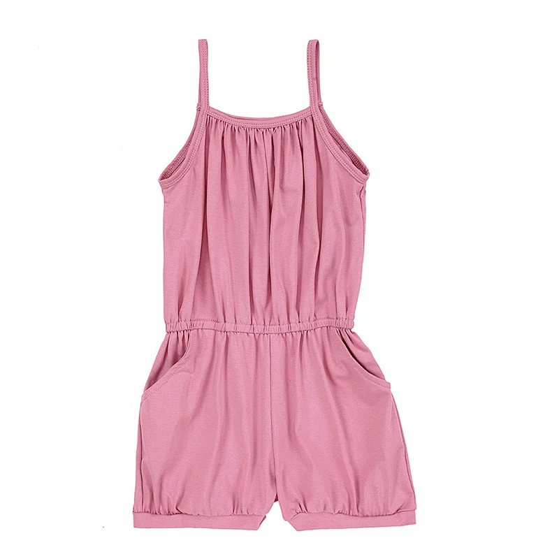 New Fashion cotton romper Toddler Girls Baby Clothes Girl Sleeveless  Harem Frock Romper Clothing