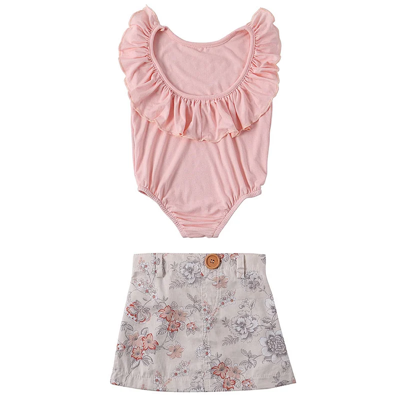High quality children boutique clothing girls outfit children clothing sets