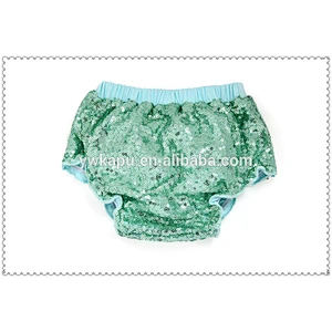Infant Toddler Children Clothing Sequin Baby Bloomer , Adorable Baby Diaper, Wholesale Baby Sequin Shorts