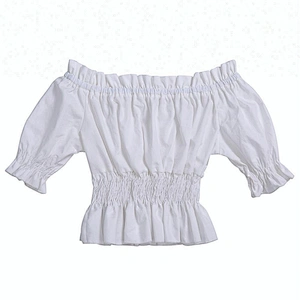 New Model Children's Tunic Top Wholesale Plain Color Toddler Girl Tops