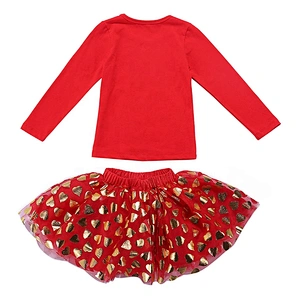 2019 Spring Newest Design Tutu Skirts Sets for Kids Girls 2-8T