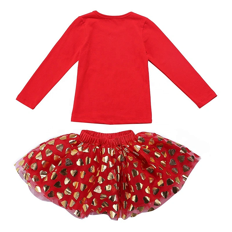 2019 Spring Newest Design Tutu Skirts Sets for Kids Girls 2-8T