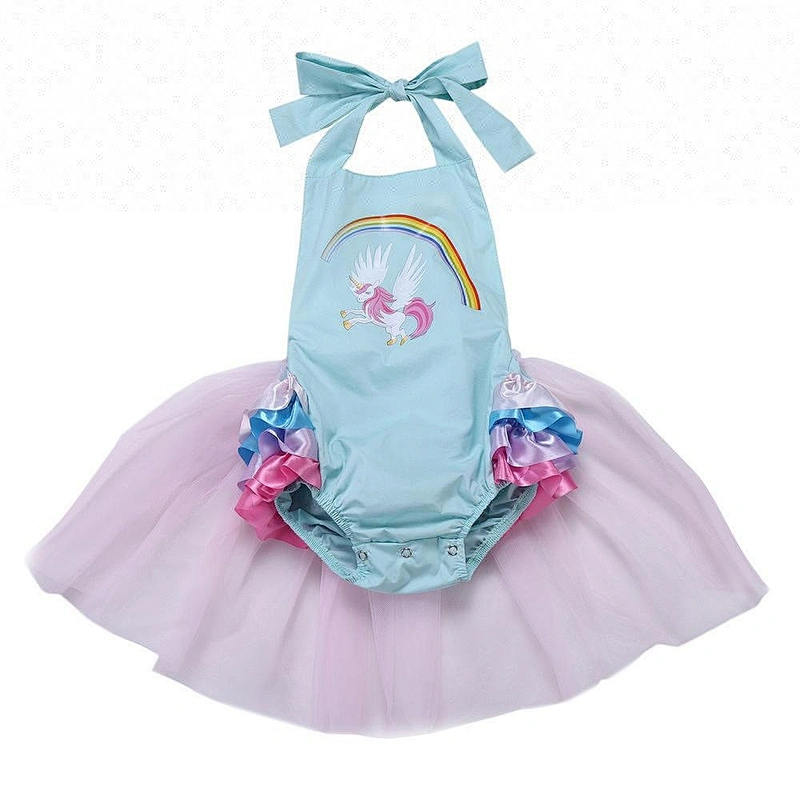 2019 Newborn Summer Baby Romper Suit Tutu Dress Romper for girl Hand Smocked Baby Clothing
