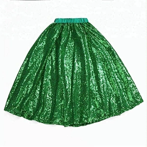 2018 Multi-color baby girl party clothes top and sequin skirt toddler girl outfit from China manufacture