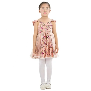 Wholesale Kids Girls Summer Floral Flower Dress