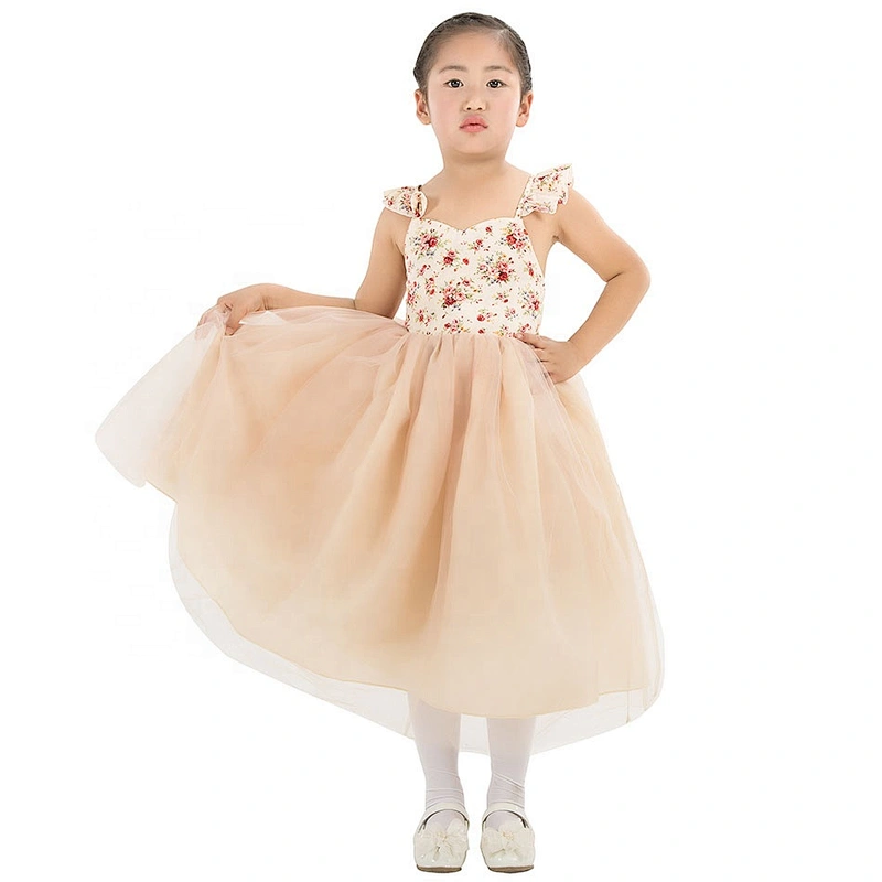 Boutique Kids Dress Baby Girl Birthday Party Wearing Cotton Dresses