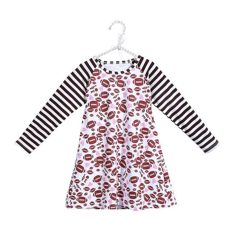 Children Long Sleeves Casual Swing A-line Dresses
