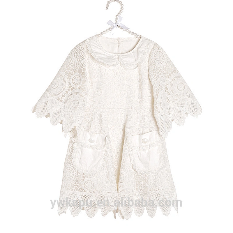 Girls Party Dress Lace Covered Cotton Party Dress For Spring Children Frocks Designs