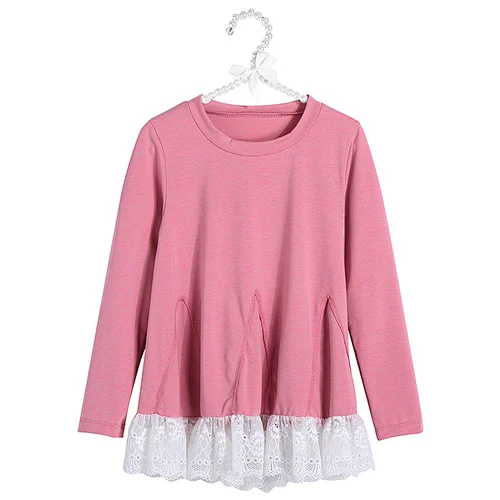 High quality wholesale kids clothing baby girl tops cute young girls t-shirt