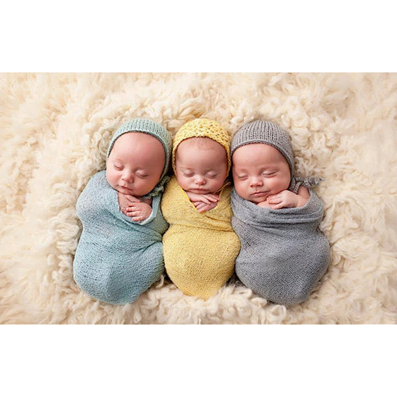 KAPU Newborn Baby Photography Long Ripple  Wrap Photo Props