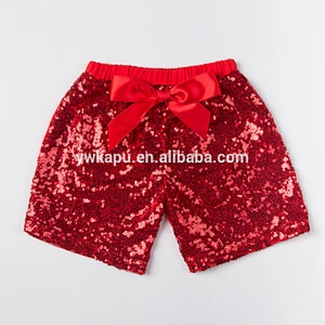 New arrival toddler casual kids wear boutique girl shiny Sequin Shorts