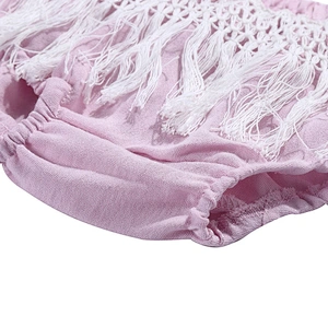 polyester lovely pretty ruffle baby shorts