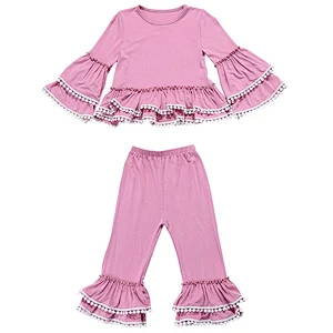 2019 Trend  Kid Girls 2 Pieces Trumpet Clothes Set  Sweet Cute Outfits Baby Clothing  Set For Girl
