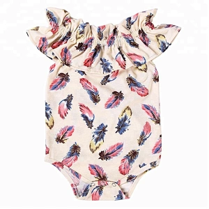 2018 Summer outdoor sleeveless stylish girl jumpsuit baby bodysuit