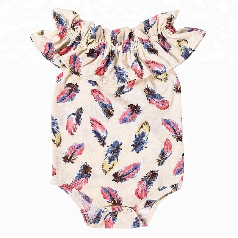 2018 Summer outdoor sleeveless stylish girl jumpsuit baby bodysuit