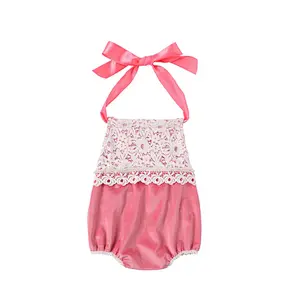 2018 Hot sale summer kids baby girl clothes romper set