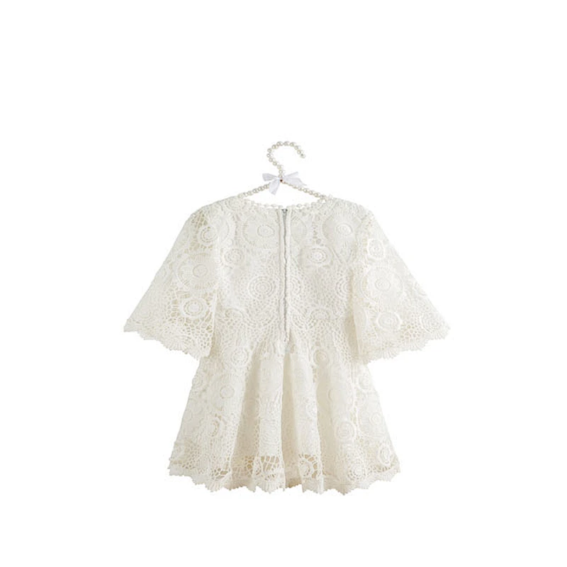 Wholesale Baby Girls Party Princess Lace Dress One Piece Kids Clothing Stylish Baby Fancy Frocks