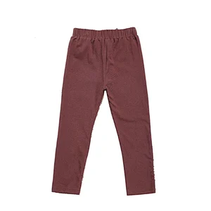 Fashionable Sequin Pants for Kids with Front Sequin Back Cotton