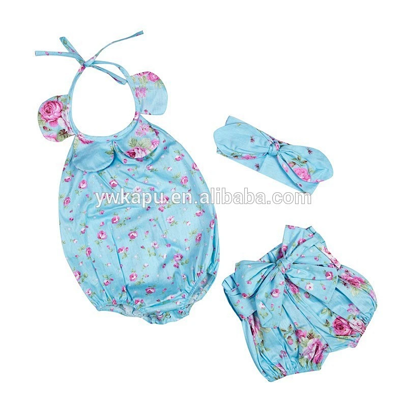 Hot selling baby onesie romper petal collar clothing manufacturers overseas toddler ruffle bubble romper outfit