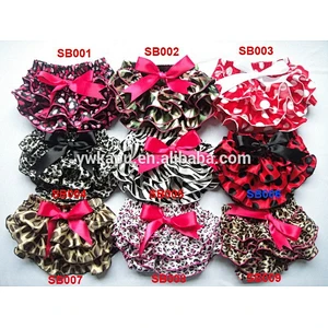 Adorable baby diaper, satin baby bloomers, wholesale baby ruffle bloomers