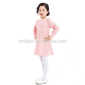 New listed long sleeve medium style children fancy spring lace dress
