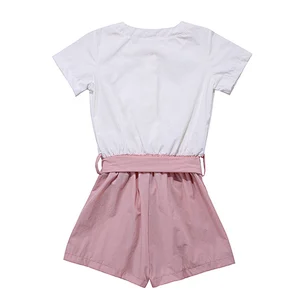 Boutique  Summer Casual Newbron Baby Clothes Rompers Set  Girl Romper