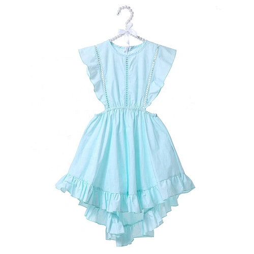 Children Girls Formal Party Swallow Tail Flower Girl Dress