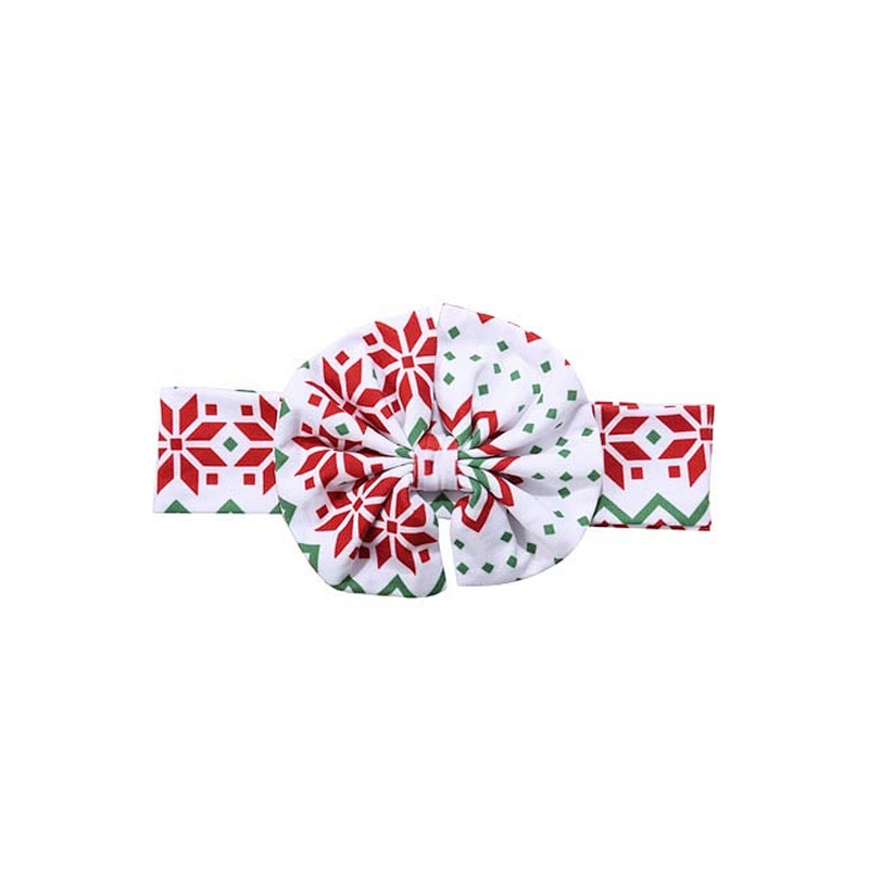 Festive Christmas Candy Cane Print Girls Headband for Christmas Party