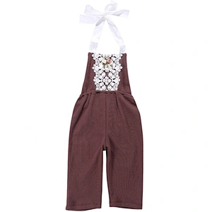 red washable pretty floral baby pant