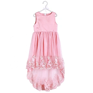 nice comfortable washable  Girls flower Birthday Party Dress