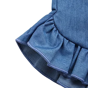 Popular Kid Cotton Trouser Denim Ruffle Shorts  Denim Shorts For Girl