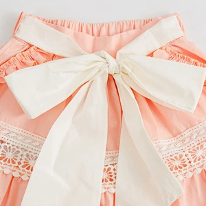 Baby Wear China Cute  Bow Knot Lace Girls Long Maxi Skirts