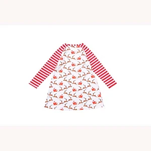 China Manufacturer Cheap Christmas Tunic Dress for Children Girls