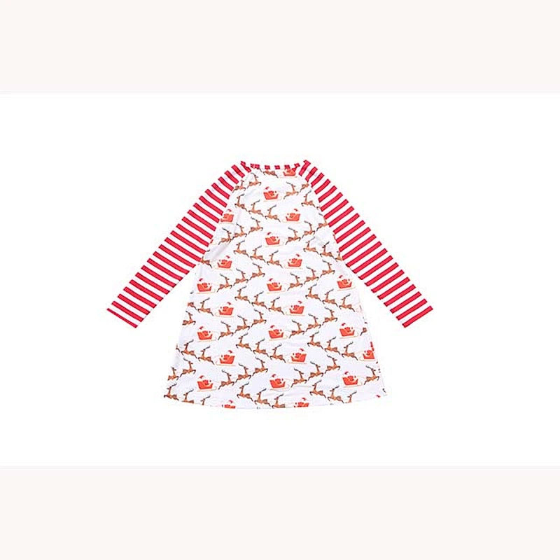 China Manufacturer Cheap Christmas Tunic Dress for Children Girls