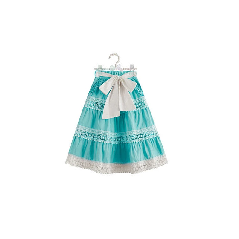 Baby Wear China Cute  Bow Knot Lace Girls Long Maxi Skirts