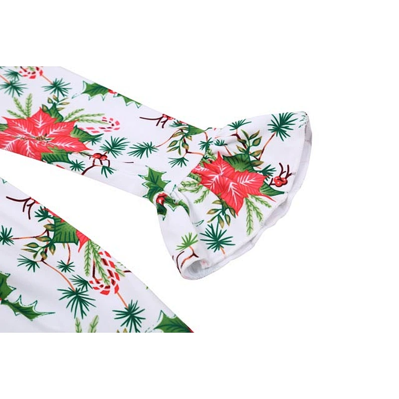 Factory Outlet Kids Christmas Costumes Girl A-Line Floral Dress