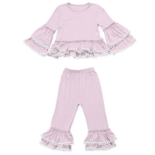 Hot Selling Back to School Kids Clothing Sets Girls Matching spring Outfits