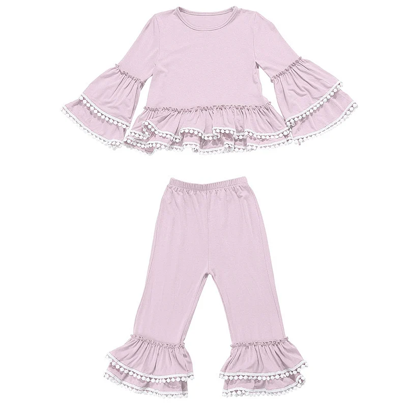 Hot Selling Back to School Kids Clothing Sets Girls Matching spring Outfits