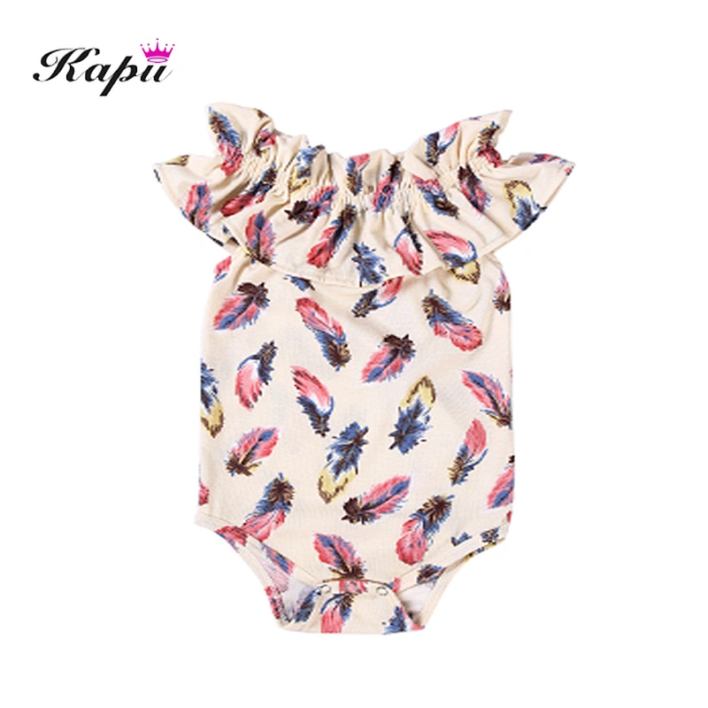 Newborn baby clothing floral baby girl rompers