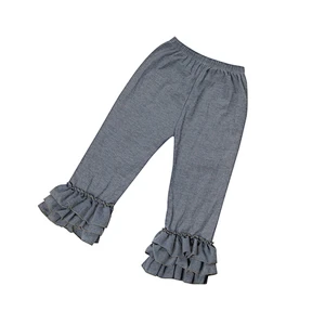 Great sell lovely kids long sleeves cotton  newborn baby ruffle pants baby girls  pants & shorts