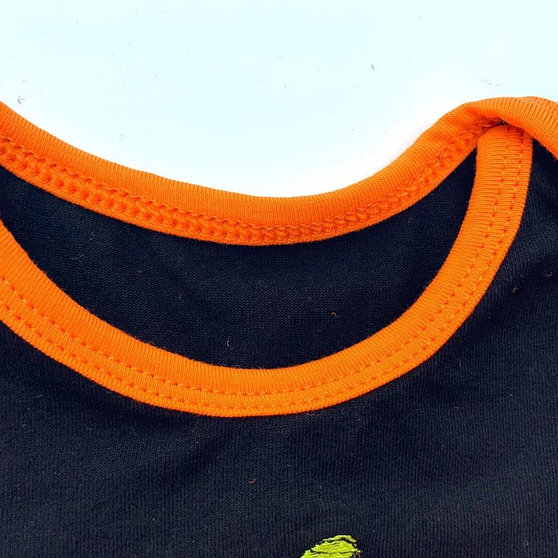 Halloween Clothing 3pcs Toddler Baby Little Girls Long Sleeve Cartoon Ghost Pumpkin Skirt Sets