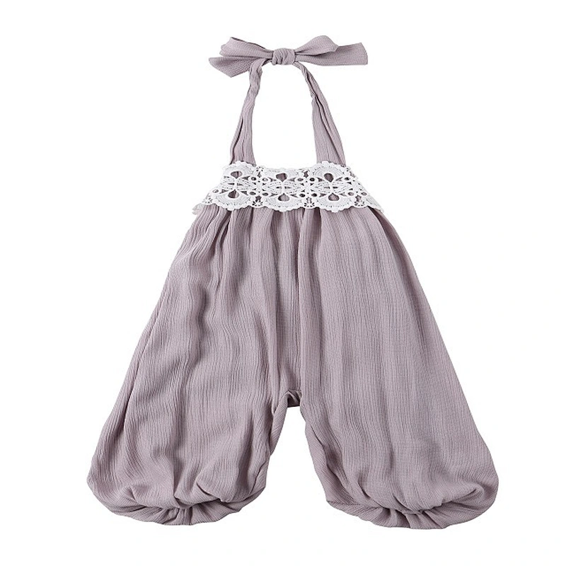 Wholesale Summer Baby Girl White Rompers Hot Sale Jumpsuit for Babies Kids Clothing Sets