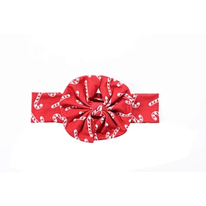 Festive Christmas Candy Cane Print Girls Headband for Christmas Party