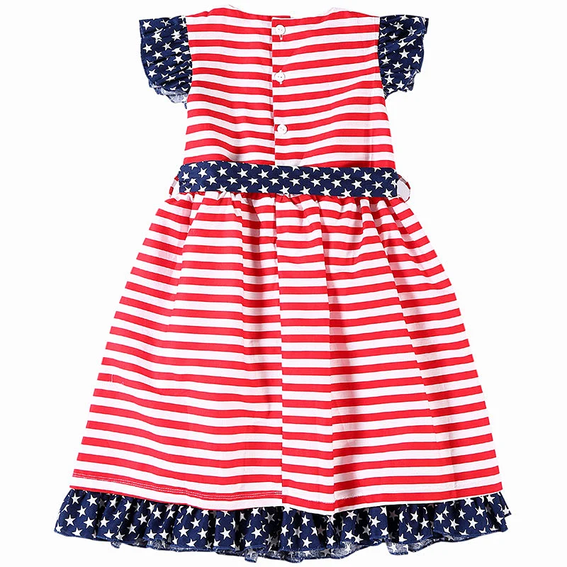 2019 Wholesale Summer  Cotton Girl Child Dress For Part