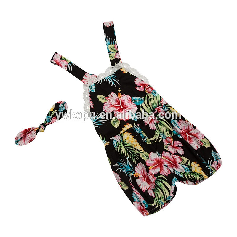 Wholesale flower baby clothes, baby lace jumpsuit baby toddler clothing