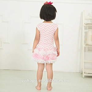 Chevron Top And Casual Chiffon Tutu Short Cute Mini Skirt Knitted Baby Clothes