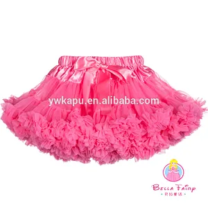Wholesale Baby Girls Chiffon Fluffy Pettiskirts Ballet Dance Wear Pettiskirt