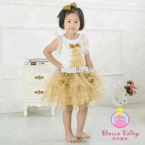 Kids clothing wholesale Christmas Tree Pattern Baby Top And Skirts Two Pieces Outfit