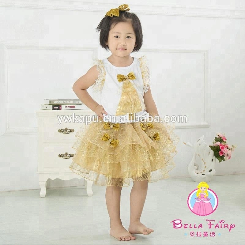 Kids clothing wholesale Christmas Tree Pattern Baby Top And Skirts Two Pieces Outfit